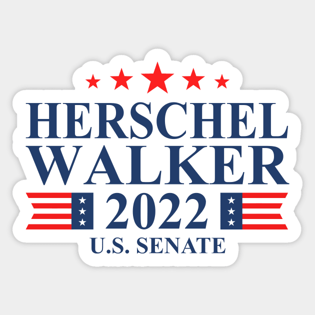 Herschel Walker 2022 Georgia Senate Sticker by oskibunde